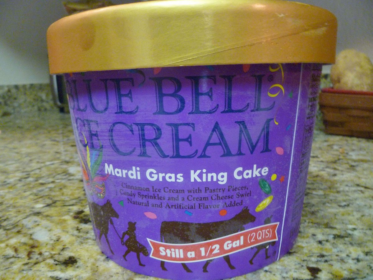 SharkyShark__'s tweet photo. #AndForMyFirstTrick I will make this King Cake ice cream disappear. https://t.co/31mVi7vHZj