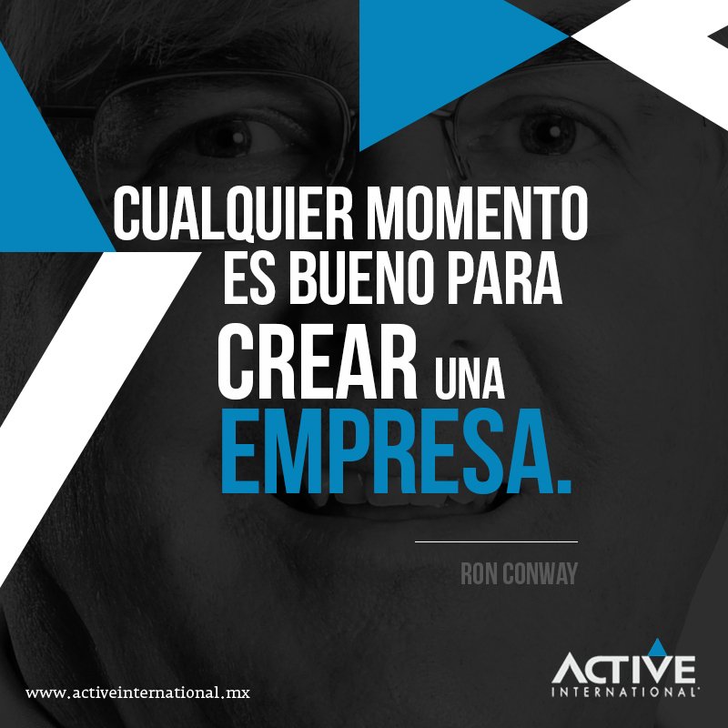 ActiveIntlMX's tweet photo. ¿No crees que hoy es un buen día para comenzar? #ActiveInternational https://t.co/etBADdfkN0