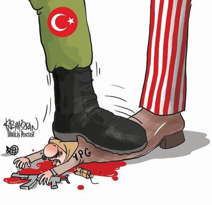 غصن الازيتون والعصي لمن عصي السفر مننا . فأين المفر. Nereye bu kaçış. Asa (Zeytin Dalı) asi içindir