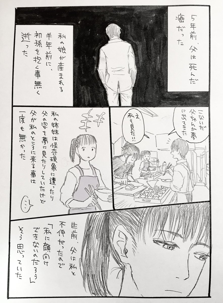 本当にあった、ちょっとこわい話  〜死んだ父との再会〜  1/2 