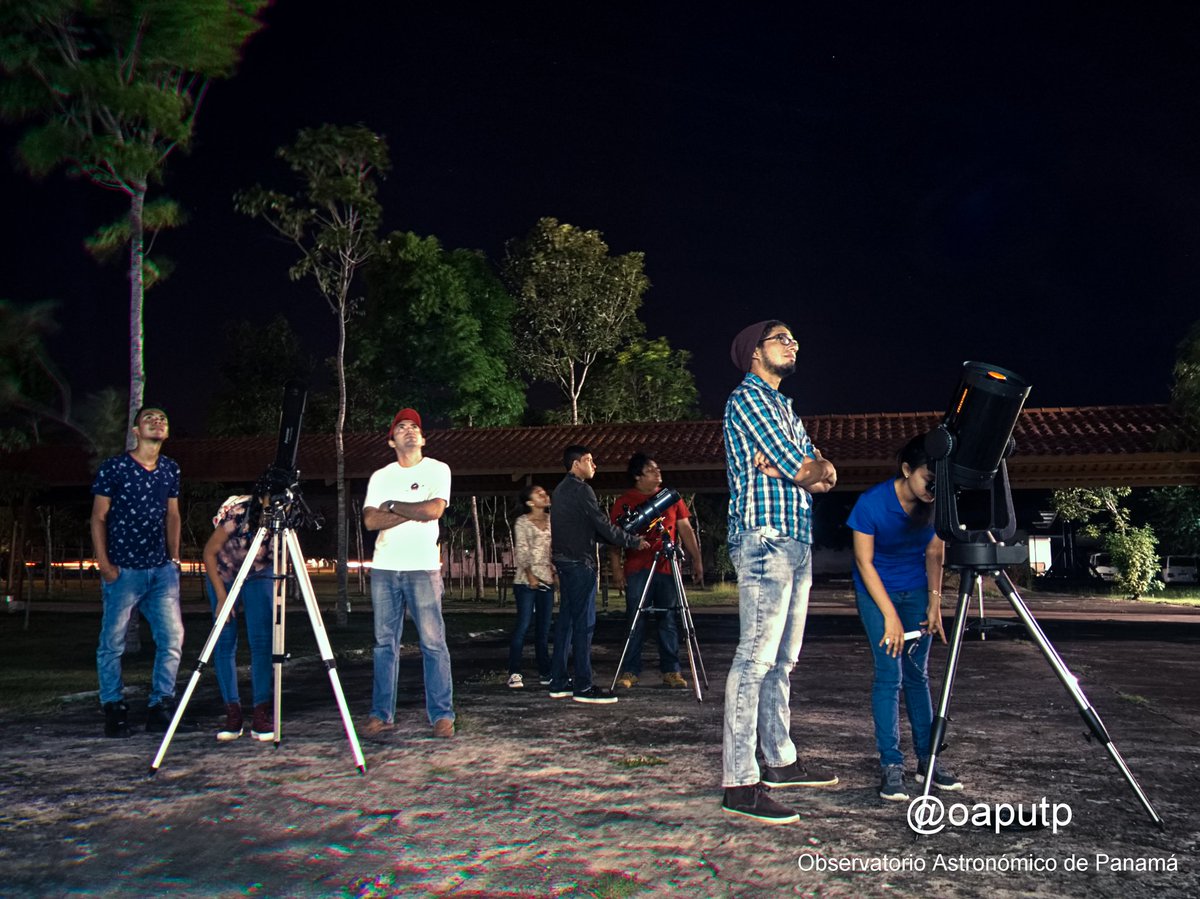 Nos preparamos para el #Astrocamping2018 realizando observaciones del maravilloso cielo nocturno y muy pronto #EclipsedeLuna #SuperLuna #LunaAzul
