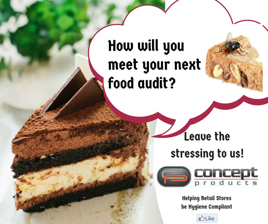 Wanting to have stress-free preparation for your next food audit? Leave it to us! We are helping food stores to be more hygiene compliant. Visit our page <a href="/conceptproducts/">blue</a>.