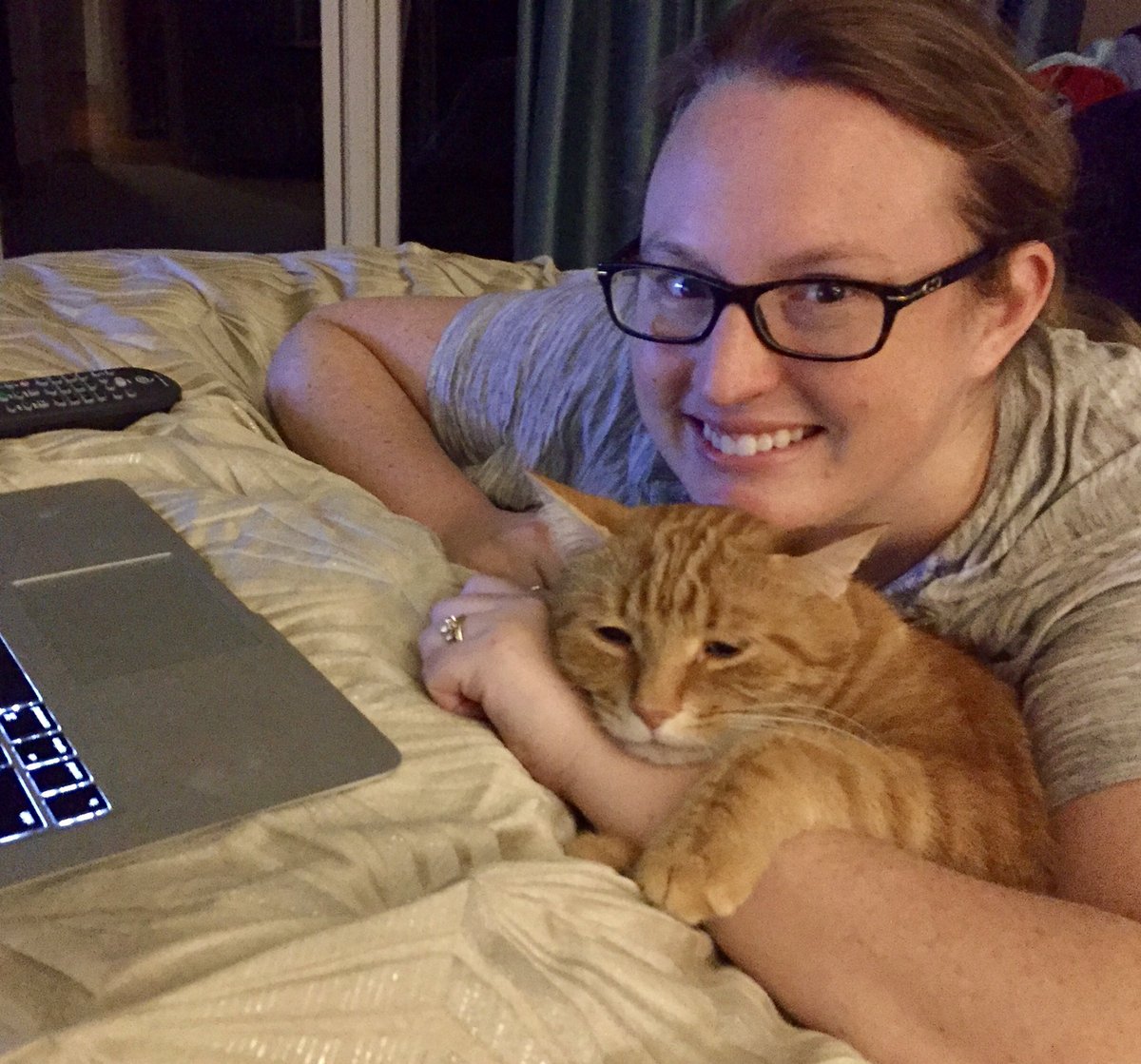 BluegrassBrooks's tweet photo. Pre-release snuggles with #GeorgeCat. He read #ForeverDevoted and loved it 😜. Just a couple more hours until everyone can read it! https://t.co/4Z3nMmgCCf