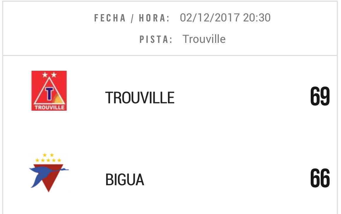 Y así salimos con Trouville...