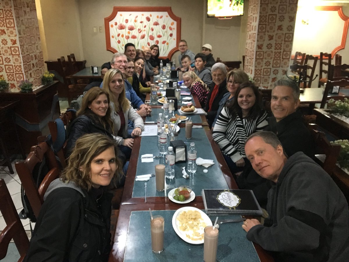 TulsaFBCMission's tweet photo. After the medical clinic, teams from the Mexico church, FBC Owasso and the FBC team discuss ministry opportunities in central Mexico. https://t.co/PZiFMPxleP