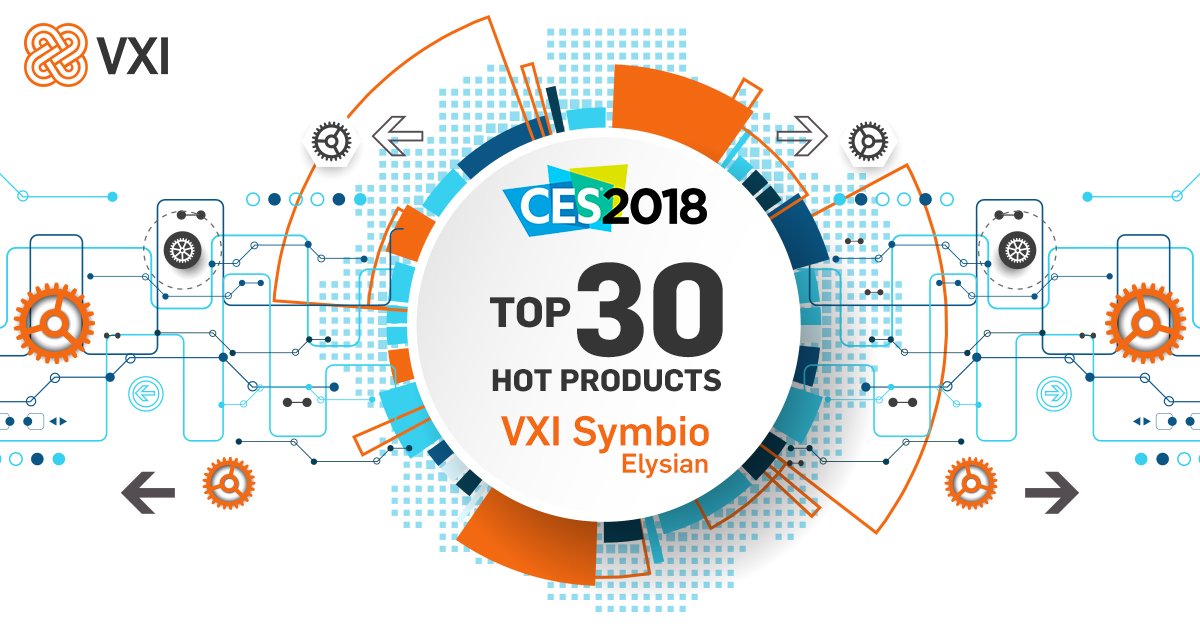 vxiglobal's tweet image. Symbio's #infotainment solution, Elysian, was recently featured in the 30 hot #products announced during the International Consumer Electronics Show #CES2018  in Las Vegas.
Learn more here: bit.ly/2DONdxi