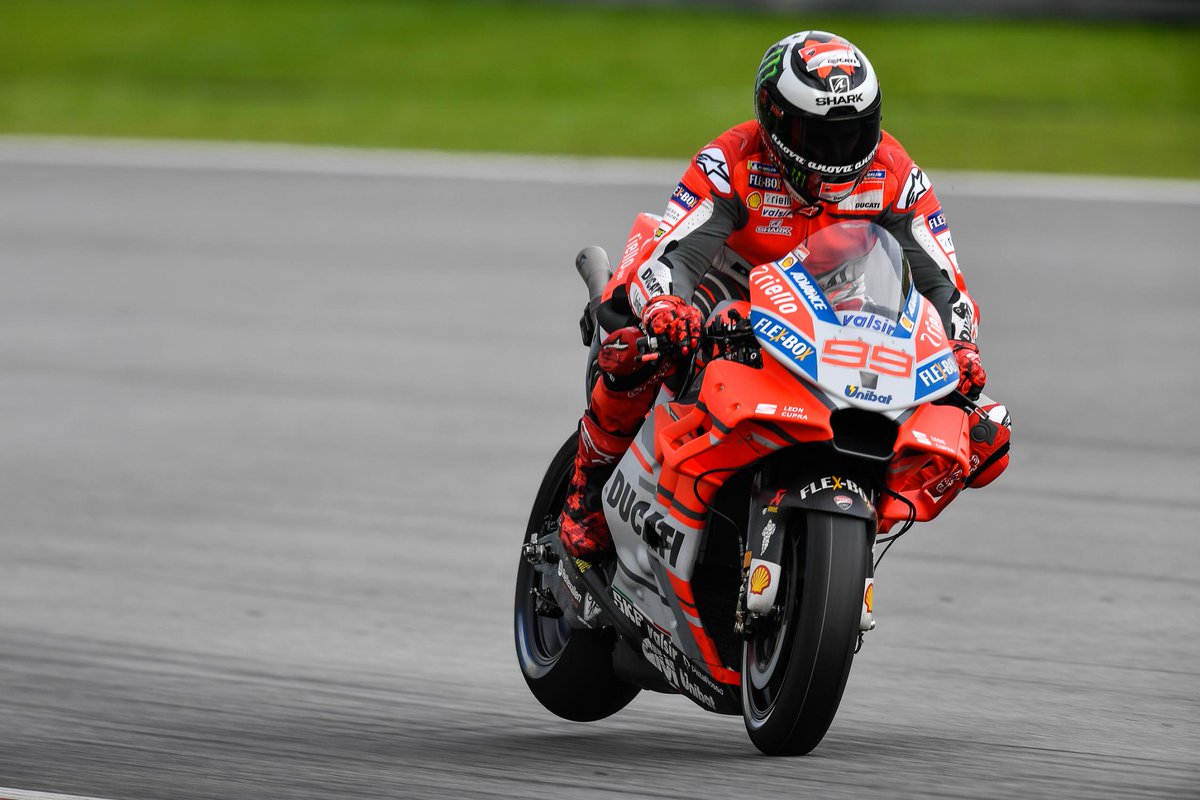 Jorge Lorenzo On Ducati Gp18 Beating The Lap Record From Marc Marquez At Sepang Pre Season 2018 Tests Sepang Ducati Motogp