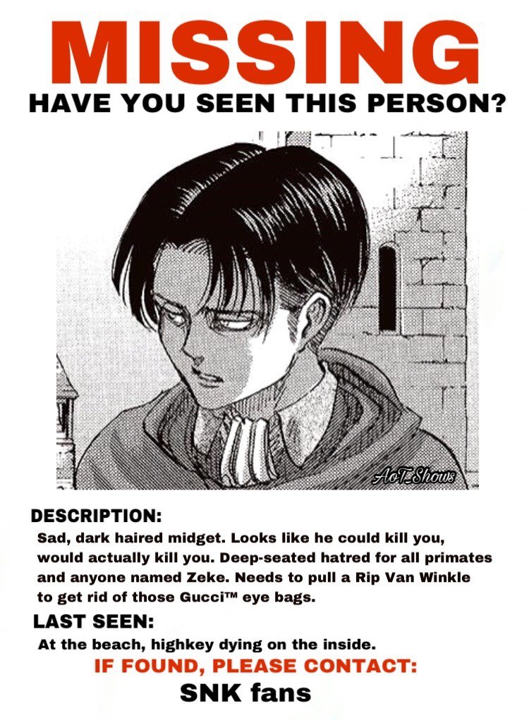 Images Of Sad Levi Ackerman