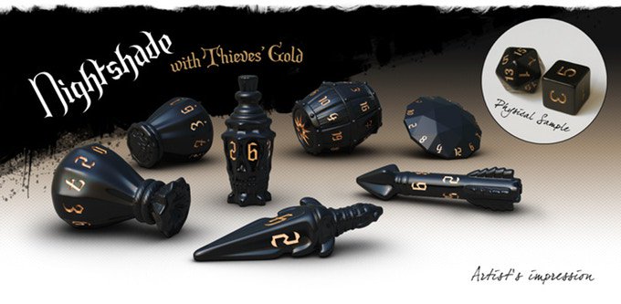 thechriscormier's tweet photo. PolyHero Dice - Rogue Set.  Awesome dice now on Kickstarter
https://t.co/CnxHVyKaLb
#BoardGameNews #dicegetmeexcited #DnD #RPG #dice #RPGs #PolyHeroDice #RogueDice https://t.co/ejJ9lpe6PN