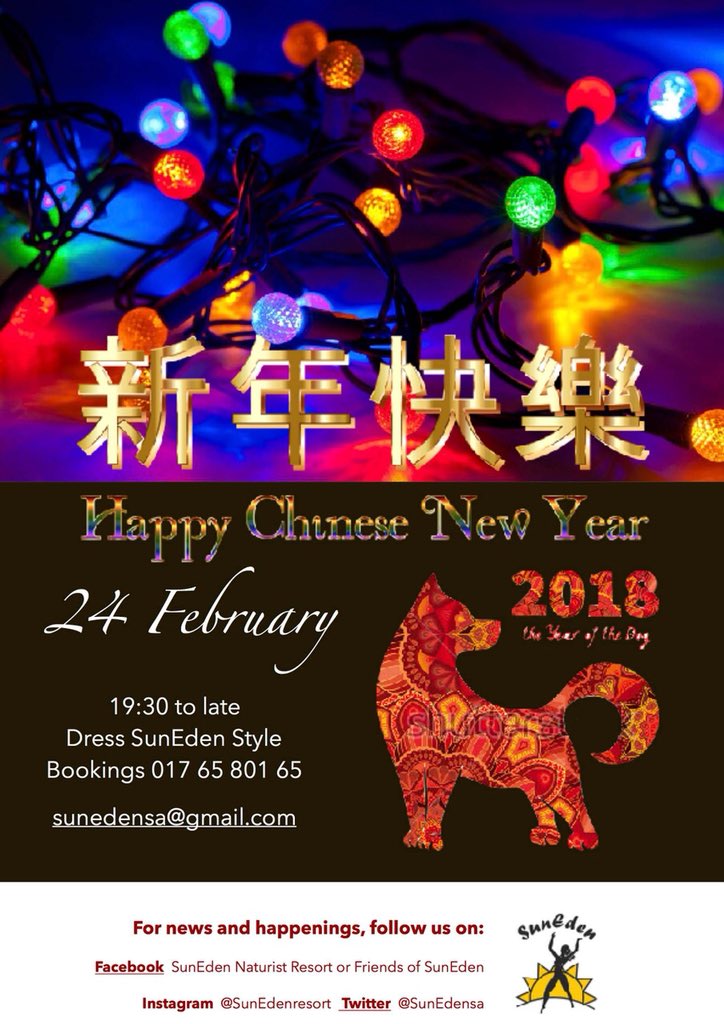 The theme of the SunEden Naturist Resort party on 24th February is Chinese Festival of Lights. Book your accommodation now! #naturist #Naturists #naturism #nude #nudist #nudists #nudism #naked #bodypositive #bodypositivity #joxiloxtours #sunedenresort