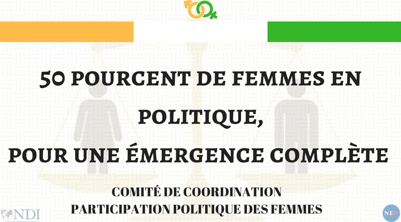 CIV_PARITE's tweet photo. 50% de femmes en politique pour une émergence complète. #parité #genre #démocratie #bonnegouvernance  #Etatdedroit https://t.co/vZ3vcRaznh