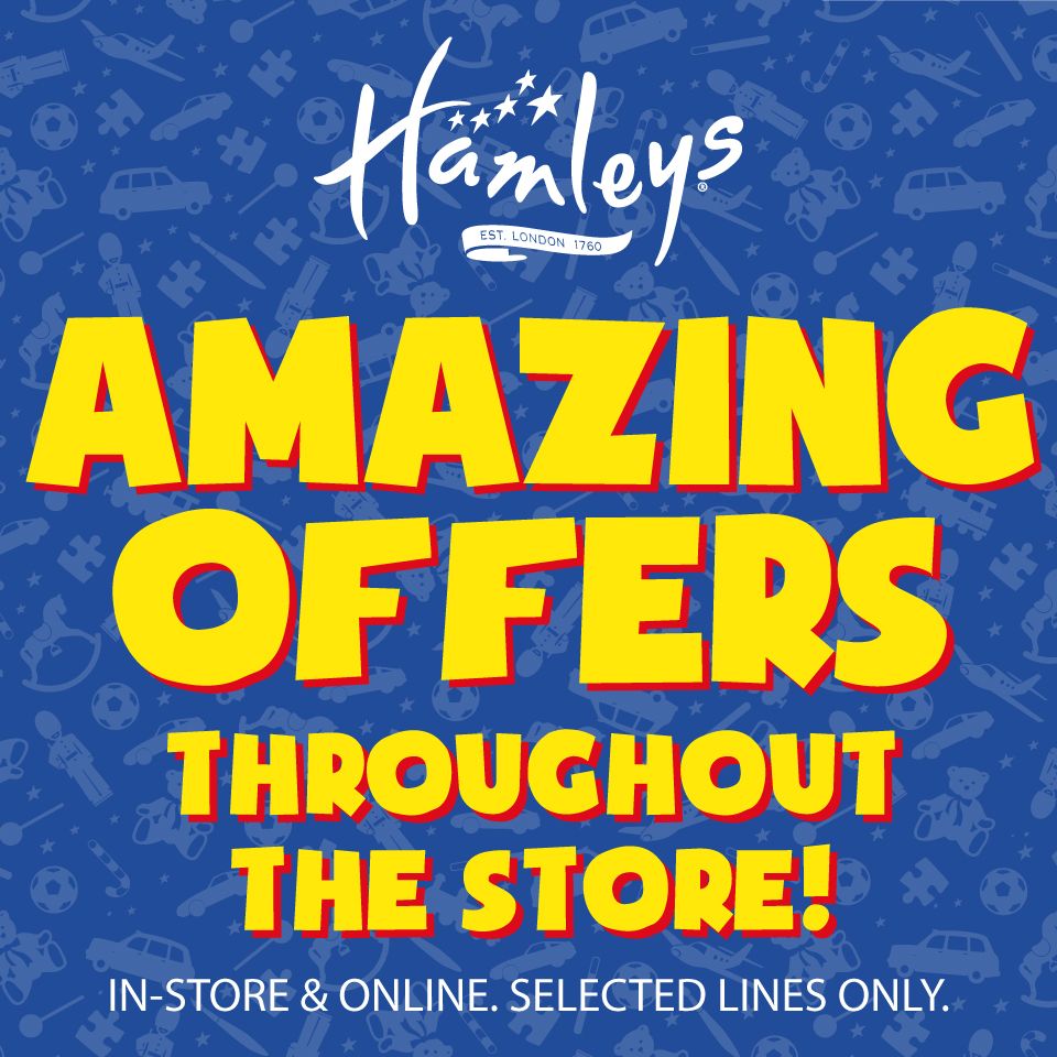 HamleysOfficial's tweet image. Join us in store for some Amazing #Offers in store and online! socsi.in/2gvtZ #saving #Hamleys #amazingoffers