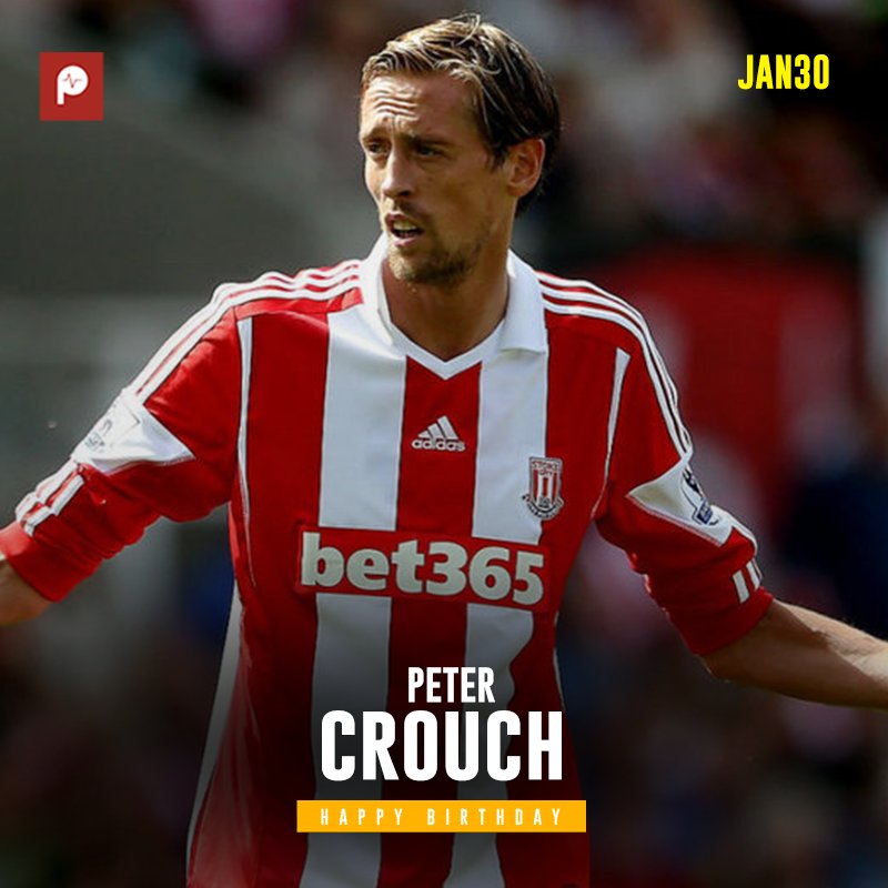 Happy 37th birthday, Peter Crouch. 