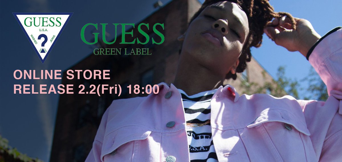 walkinstore's tweet photo. 「WEB STORE」

GUESS GREEN LABEL 18SS DEL.1

ONLINE RELEASE 2.2(fri) 18:00

Coming Soon!!

https://t.co/IifoSGLjpP

#walkinstore https://t.co/EmPlEpqUu5