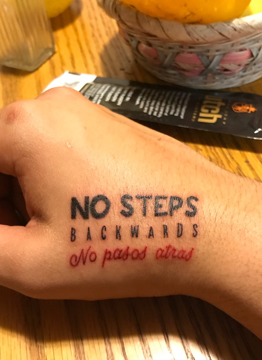 EricsonSandio's tweet photo. #NoStepsBackwards https://t.co/MtkwhdSR4d