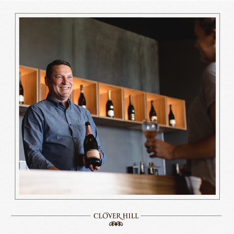 Have you visited the new Clover Hill Cellar Door? Ian White, our Cellar Door Manager, welcomes you to taste and enjoy.
