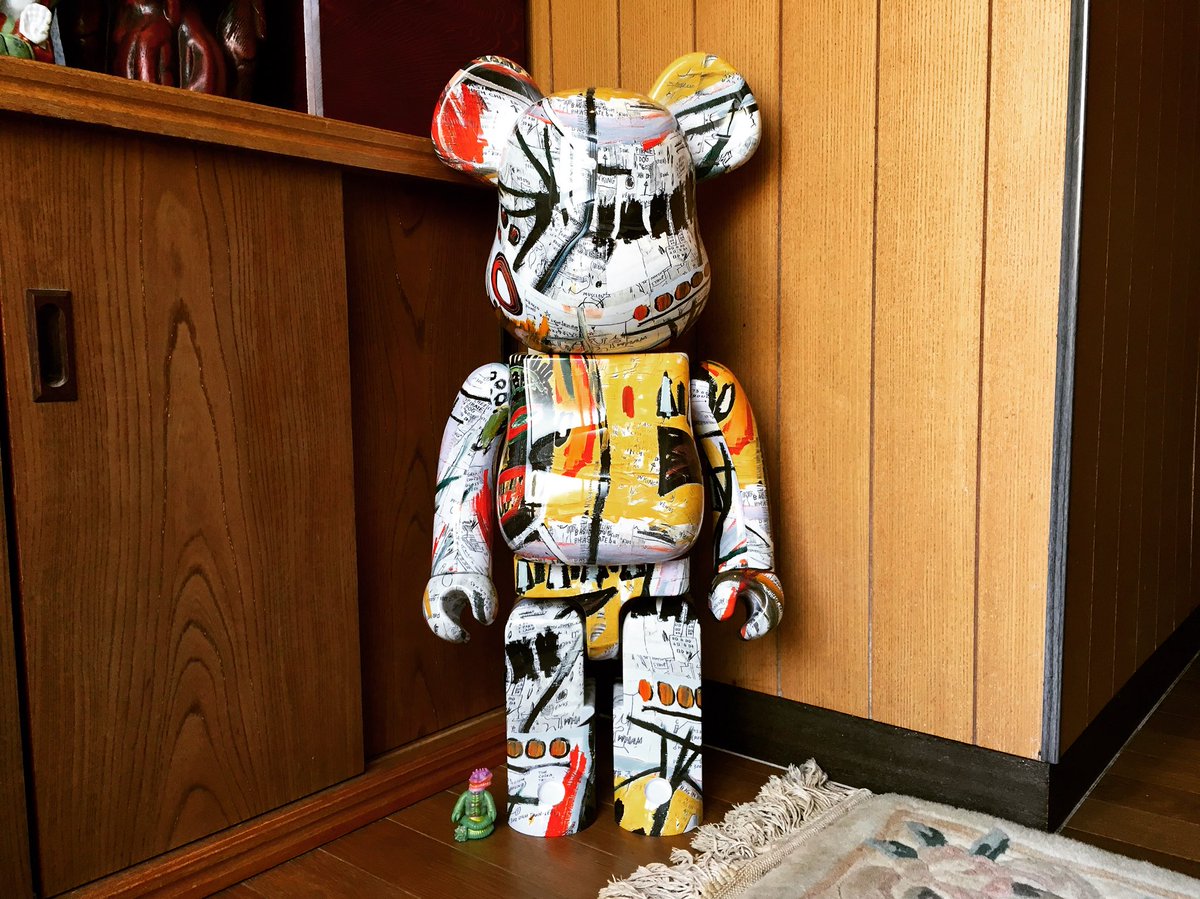 bearbrick jean michel basquiat 1000