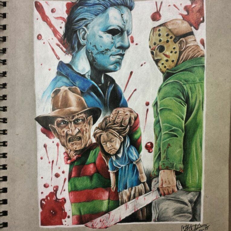 cotycastle's tweet photo. #FreddyKrueger #JASON #MichaelMyers https://t.co/J0hZUB17Di
