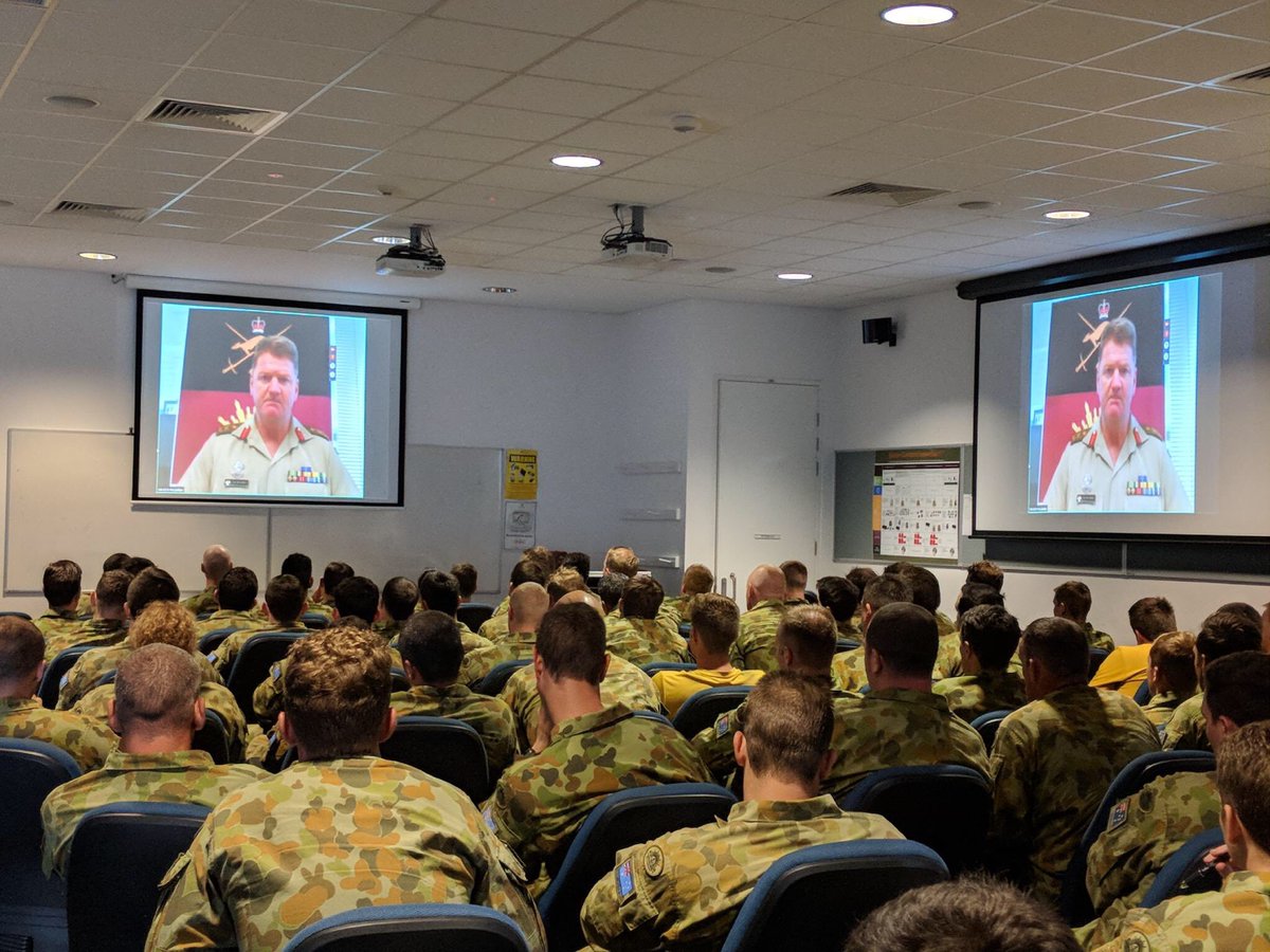 8_9_RAR_AusArmy's tweet image. #BrisbanesOwn dialled in for @comdforcomd address to #FORCOMD.
“A leader is a teacher. A leader is a servant. Inspire your team” 
@CO_8th9th_RAR