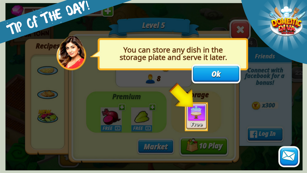 #Tip - Equipment like storage plates help you prepare dishes in advance &amp; serve them later.

Download Shilpa Shetty - Domestic Diva Game: onelink.to/ddiva

#domesticdivagame #cookwithshilpa #thediaryofadomesticdiva
