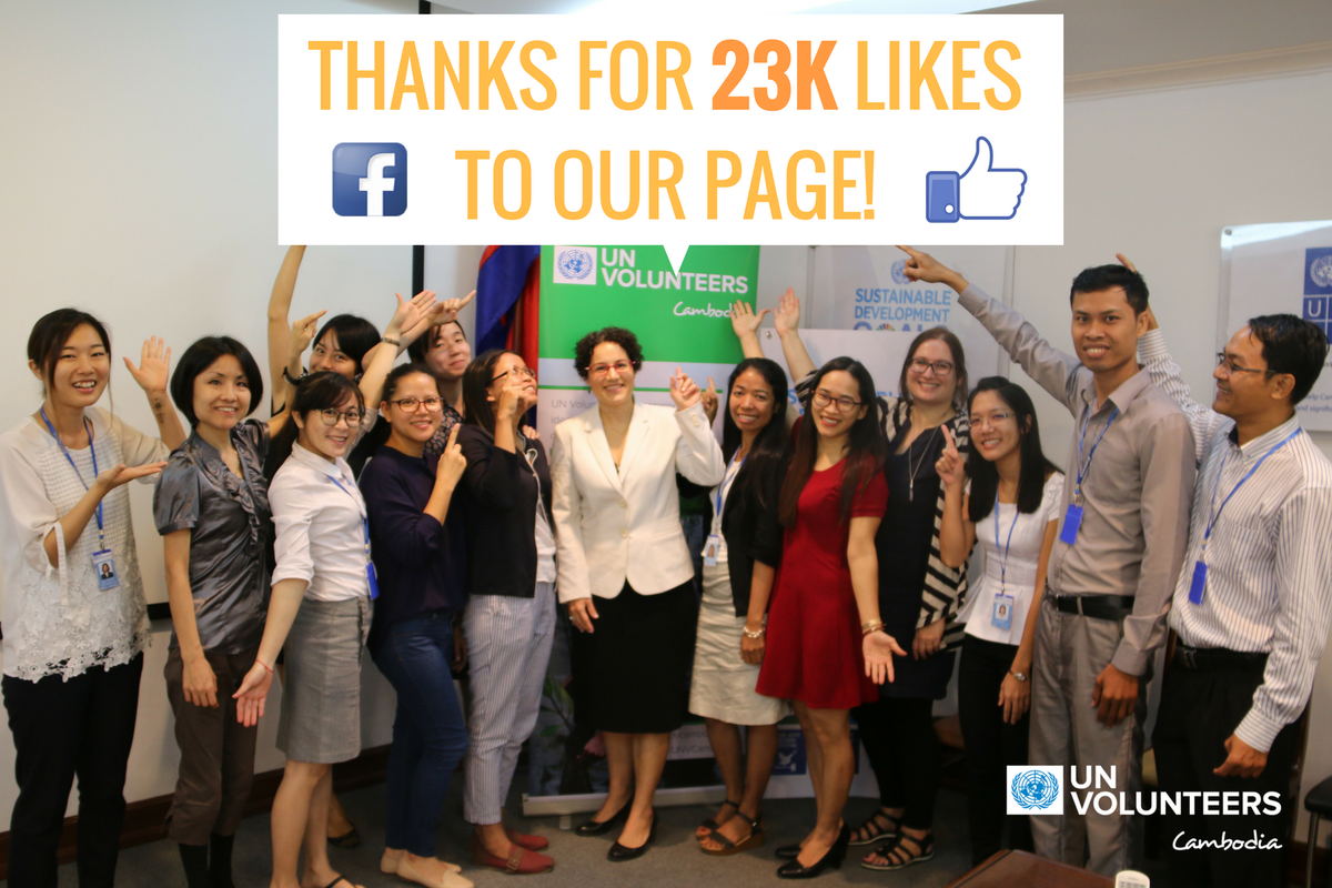 VolunteerCam's tweet photo. With 23k fans on facebook we've become the strongest #UNV regional page on FB! Thanks for all your support! Follow us at https://t.co/IYzxKOygSN
@UNVAsiaPacific @ManonBernier @UNVolunteers https://t.co/d6HvfR1wbz