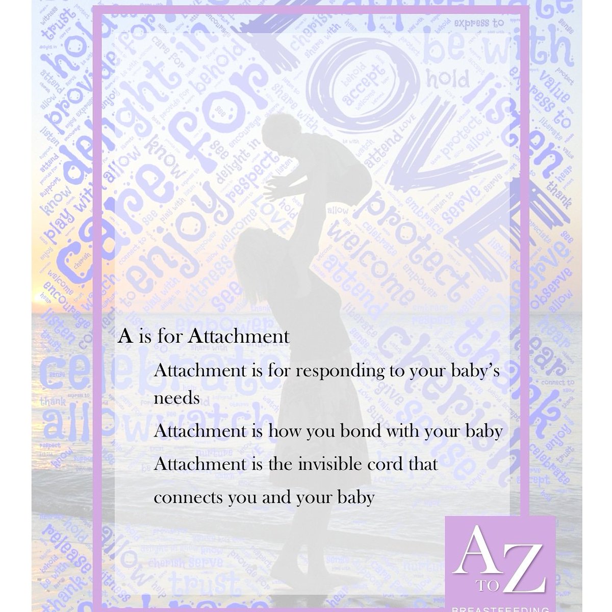 A to Z of breastfeeding
A is for attachment
#attachment #breastfeeding #bondingwithbaby #bondingwithbabyinc #abcsofbreastfeeding