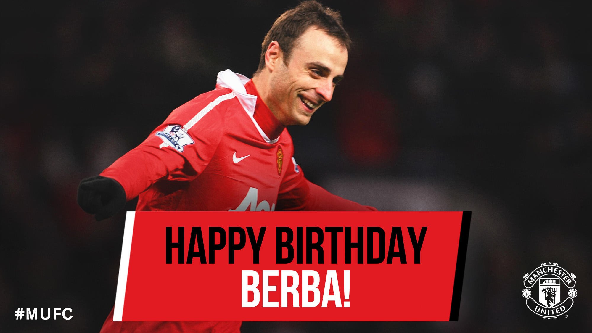 Happy birthday to former striker Dimitar Berbatov! Have a great day! 