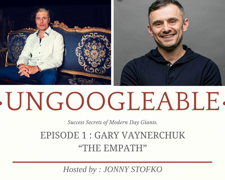 JonnyStofko's tweet image. Me and @garyvee breakdown The #ungoogleable Mindset. Here’s the chat. #mindset #empathy #garyvee #business 
itunes.apple.com/au/podcast/ung…