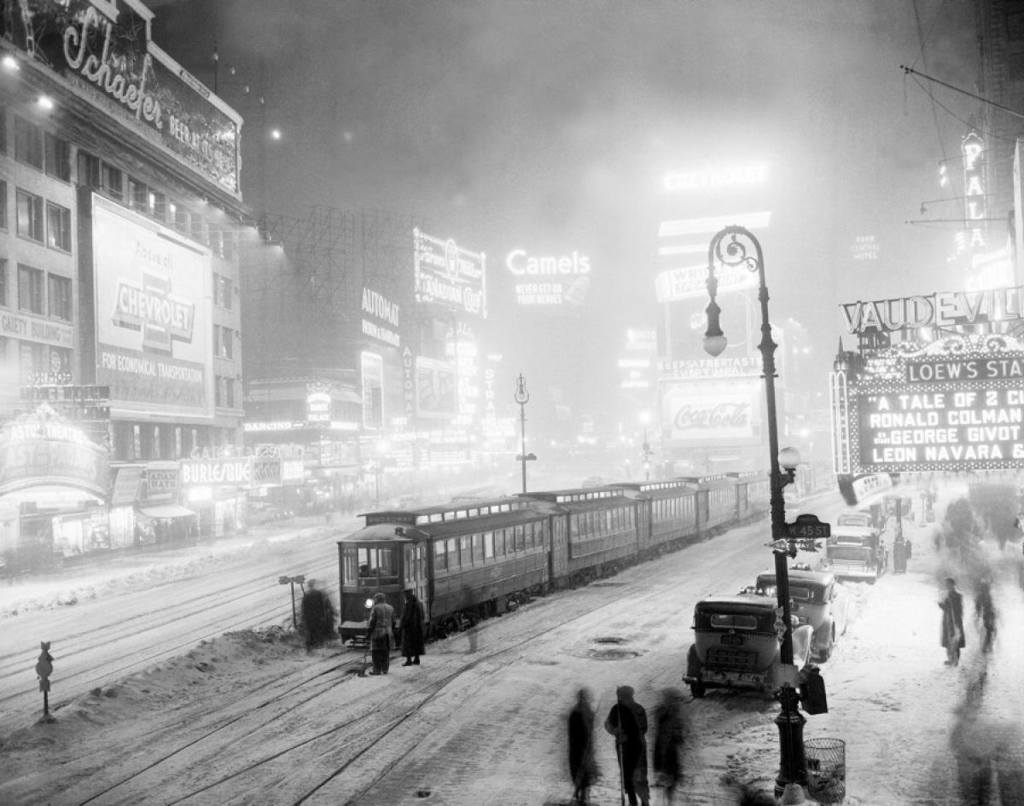 Check Out What New York Times Square Looked Like  in 1936 