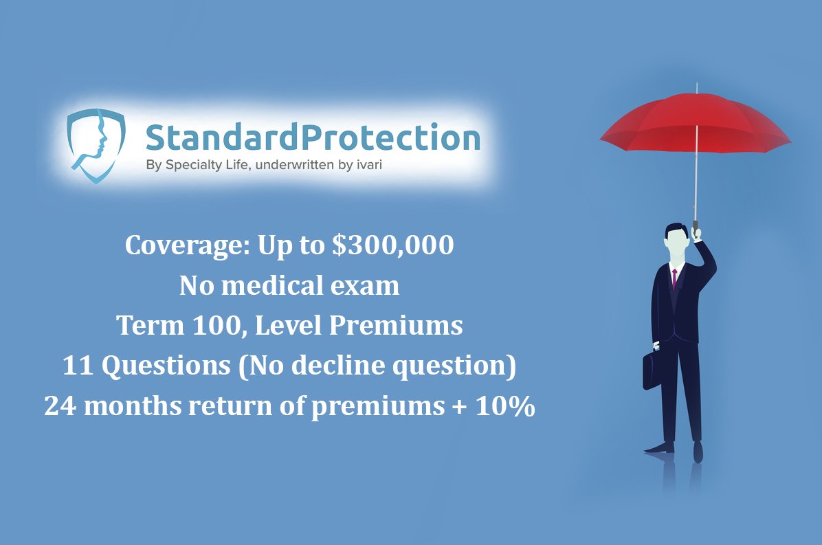 sli_for's tweet photo. Discover all the benefits of our #StandardProtection plan and your clients can obtain a reliable coverage of up to $300,000 with no medical exams and no doctor's visit required! https://t.co/9MD9cf0f8R
#insurance #lifeinsurance #coverage #financialprotection #sli #happytuesday https://t.co/zyErg8wlXd