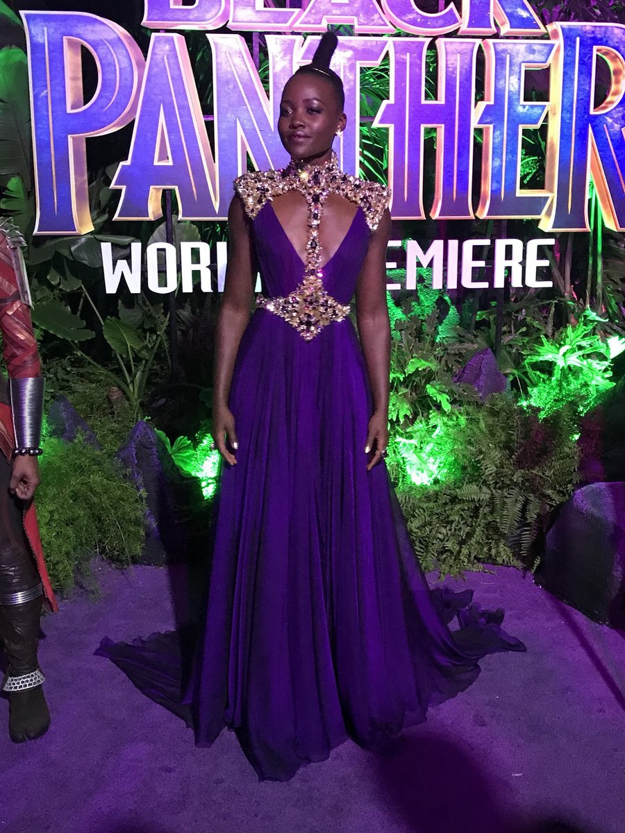 TobiRachel_'s tweet photo. I feel like these outfits were for anyone that tries to deny how African #BlackPanther is set to be. As in this movie is clearly going to be unapologetically black and you expect me not be excited? Please https://t.co/2fyH2BnN9G