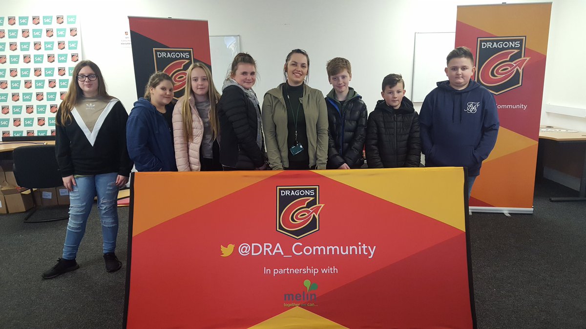 Great to engage with the students from <a href="/Abersychansch/">Ysgol Abersychan School</a> yesterday <a href="/rodneyparade/">Rodney Parade</a> in partnership with <a href="/MelinCommunity/">Melin Community</a>. The day included Health and fitness activities, literacy and career options. Looking forward to seeing them back @dragonsrugby on Friday night for the match #inspire