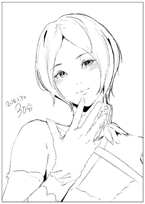 早描きの練習で奏✍️
精度を上げていきたい 