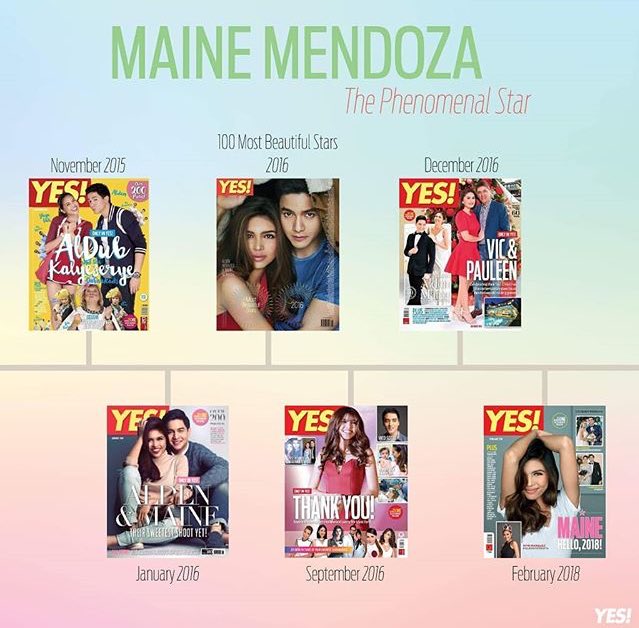 menggalurks's tweet photo. “Maine Mendoza has graced the cover of YES! 6 times” @mainedcm ❤️

Thank you, @YESmag!
© https://t.co/vtVCX6Ewer https://t.co/9T81F7a5zH
