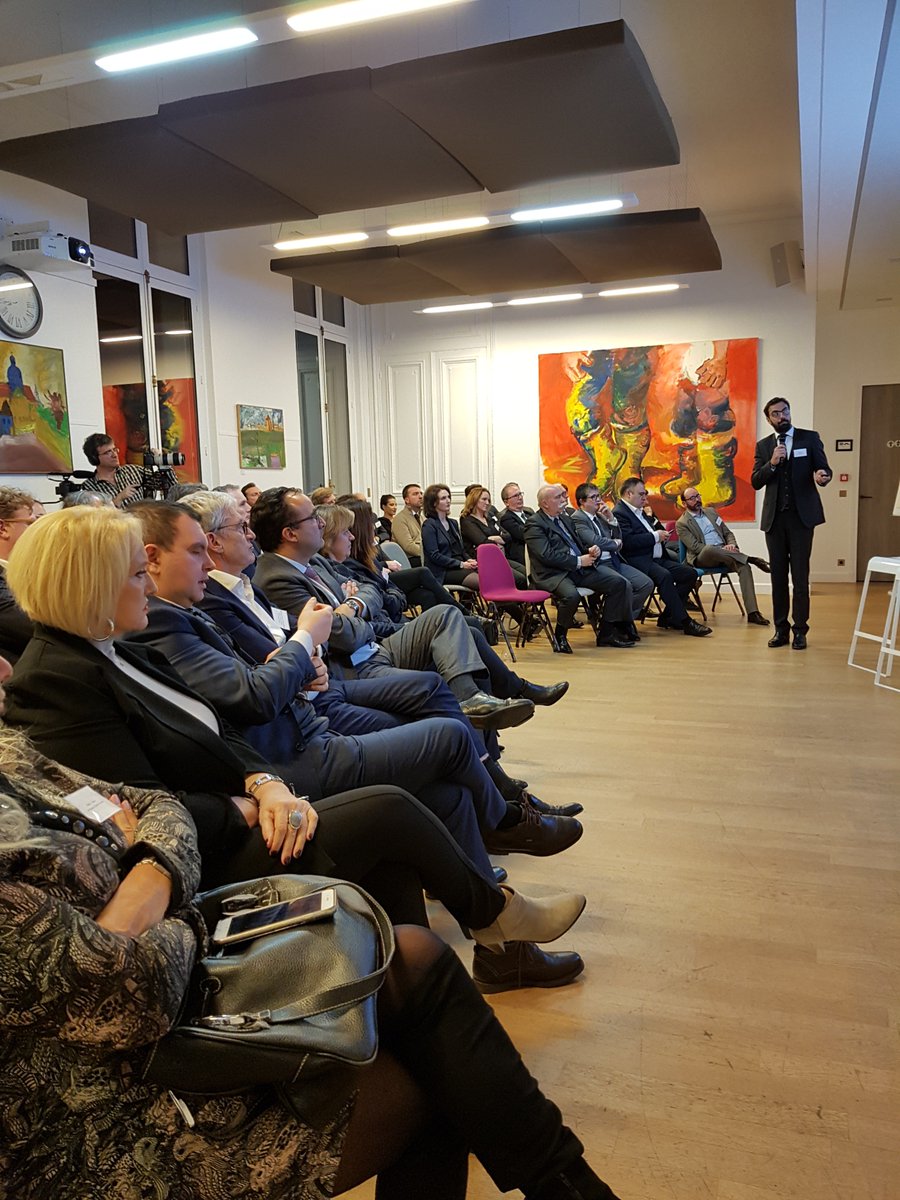 Primonial's tweet photo. #Flashback Soirée des Présidents au menu "La trésorerie d’entreprise" dont #Primonial Gestion Privée était l’invité d’honneur. Sont intervenus lors de la soirée @Daniel_While (#PREIM), @GimenoBrice (@DS_Investment_) et Nadine TREMOLLIERES (#Stamina AM) https://t.co/jpS5TQ8AvK https://t.co/RyV9DHx0Wa