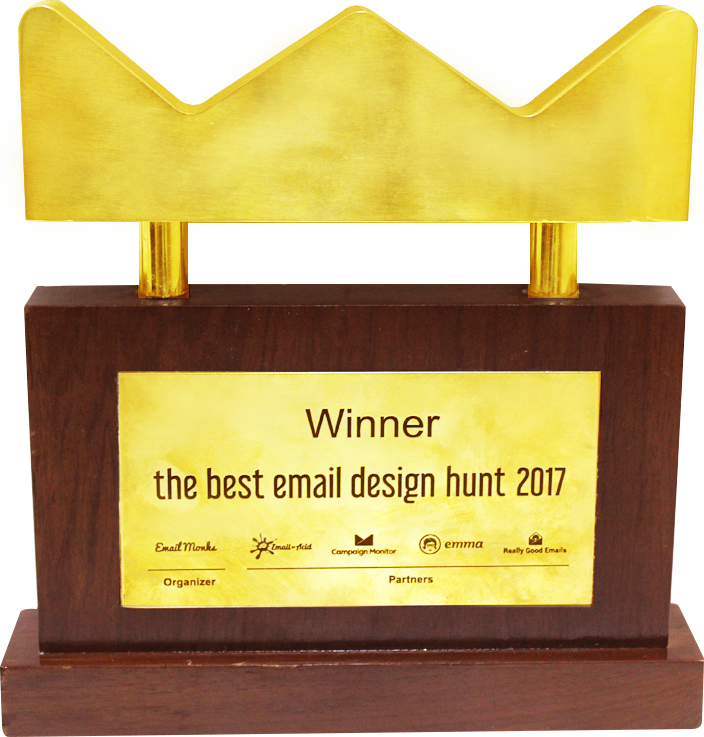 email_mavlers's tweet photo. Less than 24 hrs to go...#emailgeeks for THE #BESTEMAILDESIGN HUNT 2017 Finale! Hold your breath for the beauty that is up for grabs. UNVEILING the WINNERS trophy! Who you think will win? #emailmarketing #designer #design https://t.co/WLYHRpmzWh