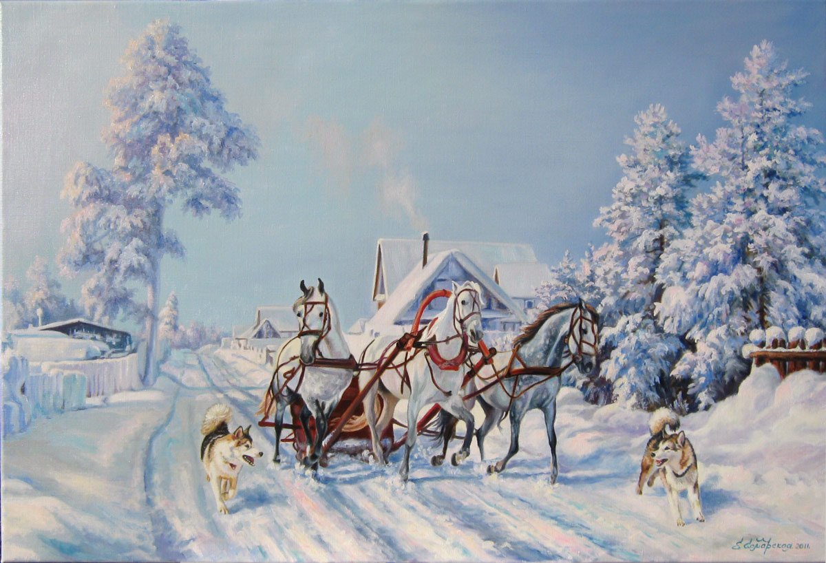 Тройка лошадей картинки, спать картинки