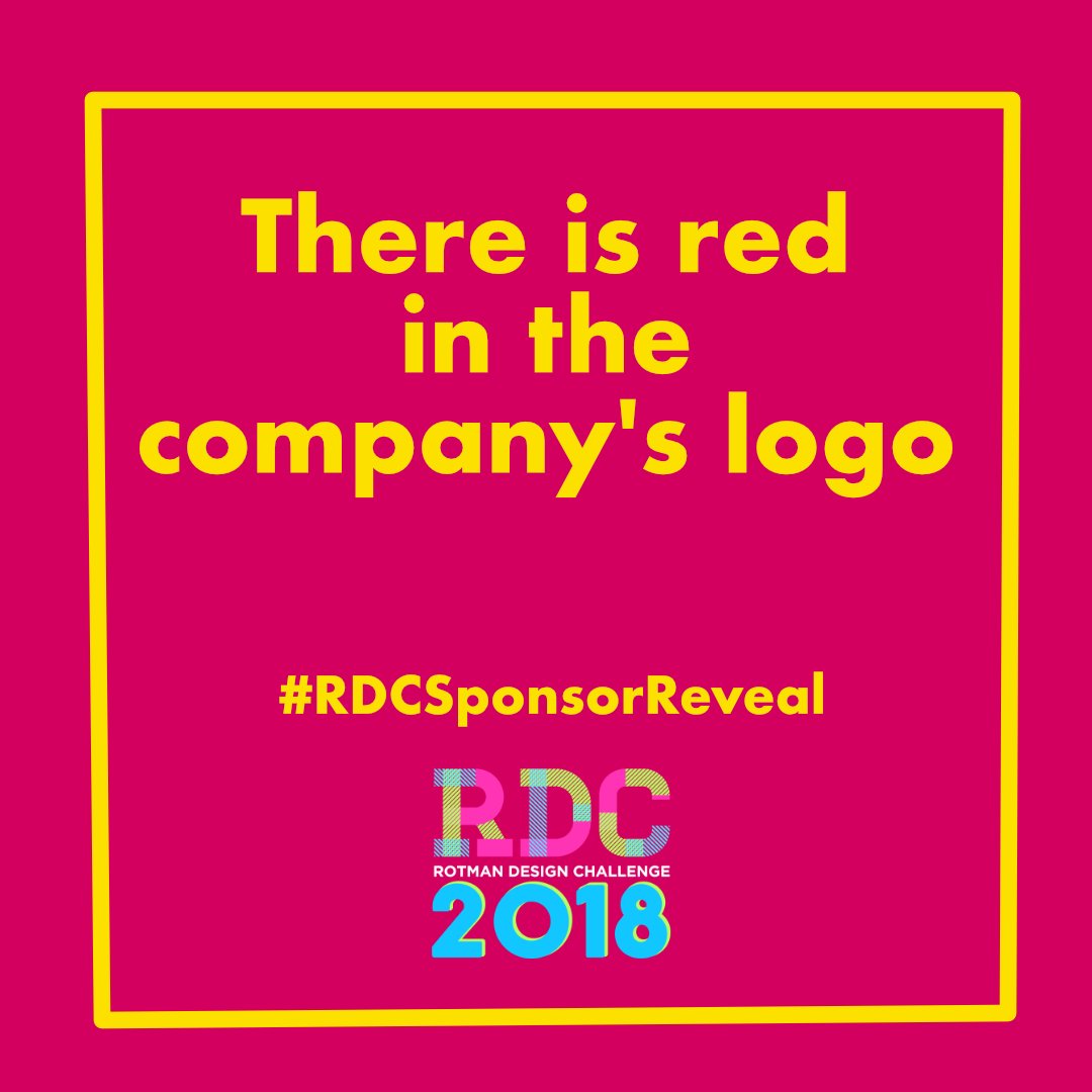 rotmandesign's tweet photo. Last clue 🔆 #RDCSponsorReveal 🔆 See you on Feb 1st at 5pm EST at the #RotmanDesignChallenge Case Launch!
#businessdesign #designthinking #mbalife #innovation #casecomp #rotmanmba #rotman #designschool #dschool #bschool https://t.co/eil23iSu9A
