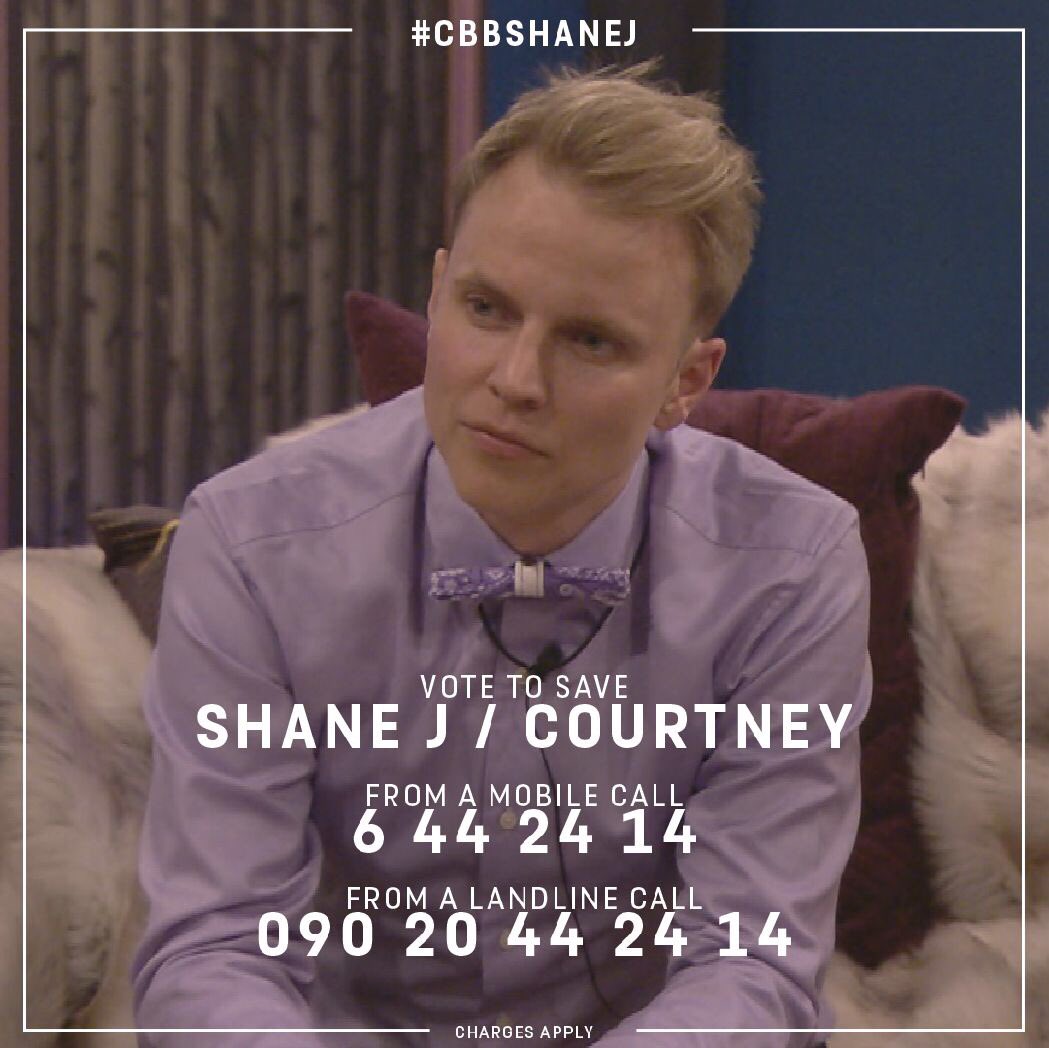 Let’s not assume Shane/Courtney is safe Please Vote to keep him in! 