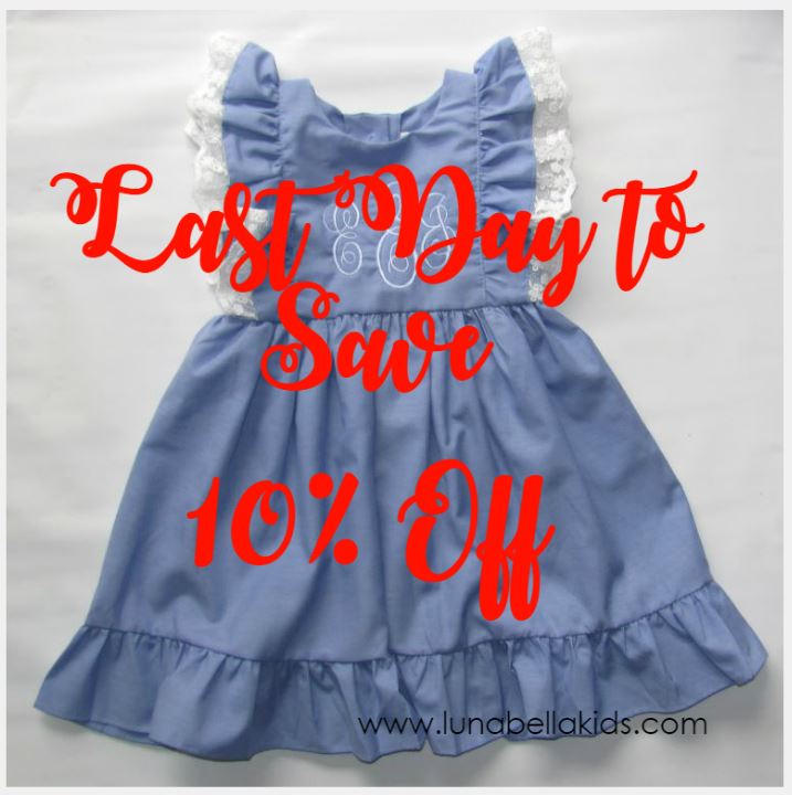 LunabellaKids's tweet photo. Don’t miss out on this!!💗💚It's the last day to get 10%
.
#etsyshop #etsysellerofinstagram #monogram #cute #sale #monogramlife #monogrambaby #kidsfashion #Personalized #monogramdress #instafashion #toddlerfashion #toddler #etsyseller #shoplocal #cute #momlife #etsy https://t.co/a7NWdYJQIE