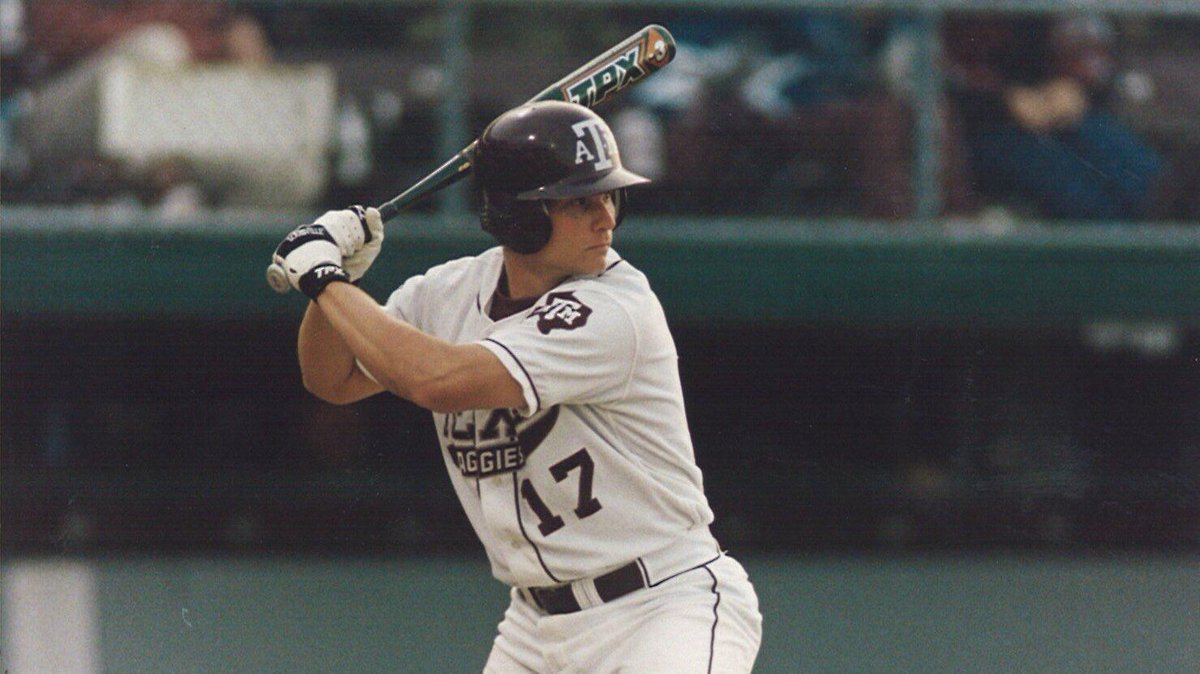 AggieBaseball's tweet photo. 17 days.

Daylan Holt knew all about #MASHU. He still owns the program's career home run 👑. 

#12thMan https://t.co/NB10ogAkwR