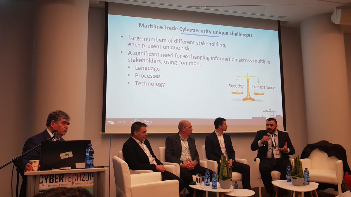 InvestCyprus's tweet photo. A delegation from #Cyprus is participating at #cybertechisrael #CyberTLV18 in Tel Aviv, with the presence of Mr. Alecos Michaelides Permanent Secretary of @MCWcy and #Cypriot #startup @RadiantFleet https://t.co/xgJhdBRvvv