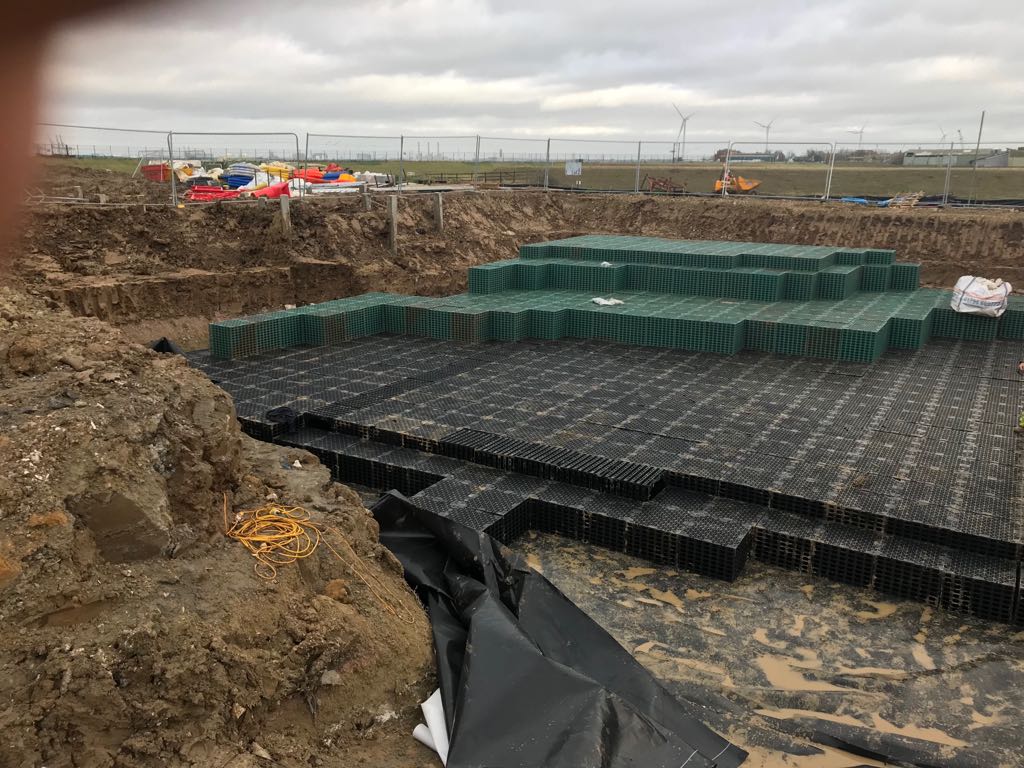 HewitechUK's tweet photo. Stages of a 5 day installation of a 517m3 Attenuation Tank by @HewitechUK https://t.co/ITlKP6kuBq