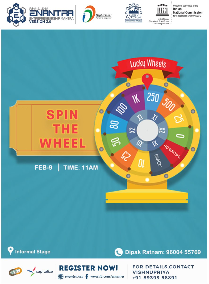 Register Spin And Win