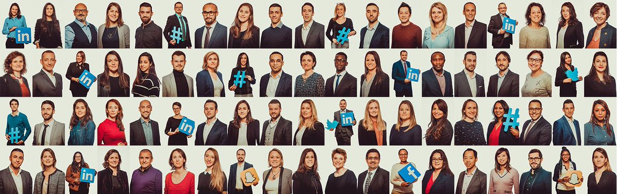 nadege_henry's tweet image. 📸 Les collaborateurs de la #AXABanqueTeam se sont prêtés au jeu devant un photographe pour le nouvel habillage de notre Twitter @AXA_Banque et page Facebook ! Fière d'eux ! #ProudToBeAXA