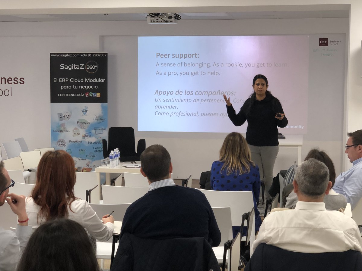sagitaz_es's tweet image. La mejor manera de estar a la última con #Zoho es formar parte de la #ZohoCommunity Estamos en el #Meetup en Madrid: Comunicación transversal. Telefonía para ventas. Nueva App. zurl.co/ROWmW