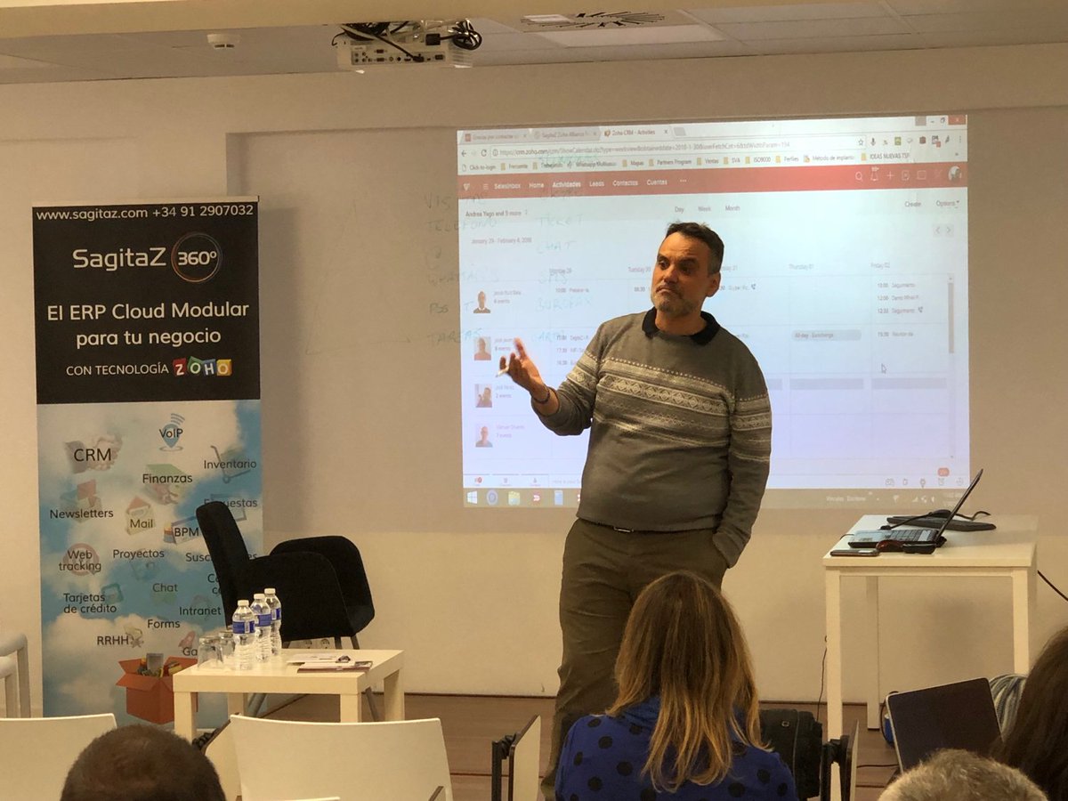 sagitaz_es's tweet image. Estamos explicando cómo aumentar las ventas integrando #CRM #Desk #Recruit y #telefonía en el  #Meetup de Madrid: Comunicación transversal. Telefonía para ventas. Nueva App. zurl.co/1gb8m