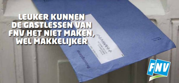Het is alweer bijna zover! Boek nu de workshop Belastingen incl. verlenging voor het invullen van belasting. fnv.nl/over-fnv/ons-w…