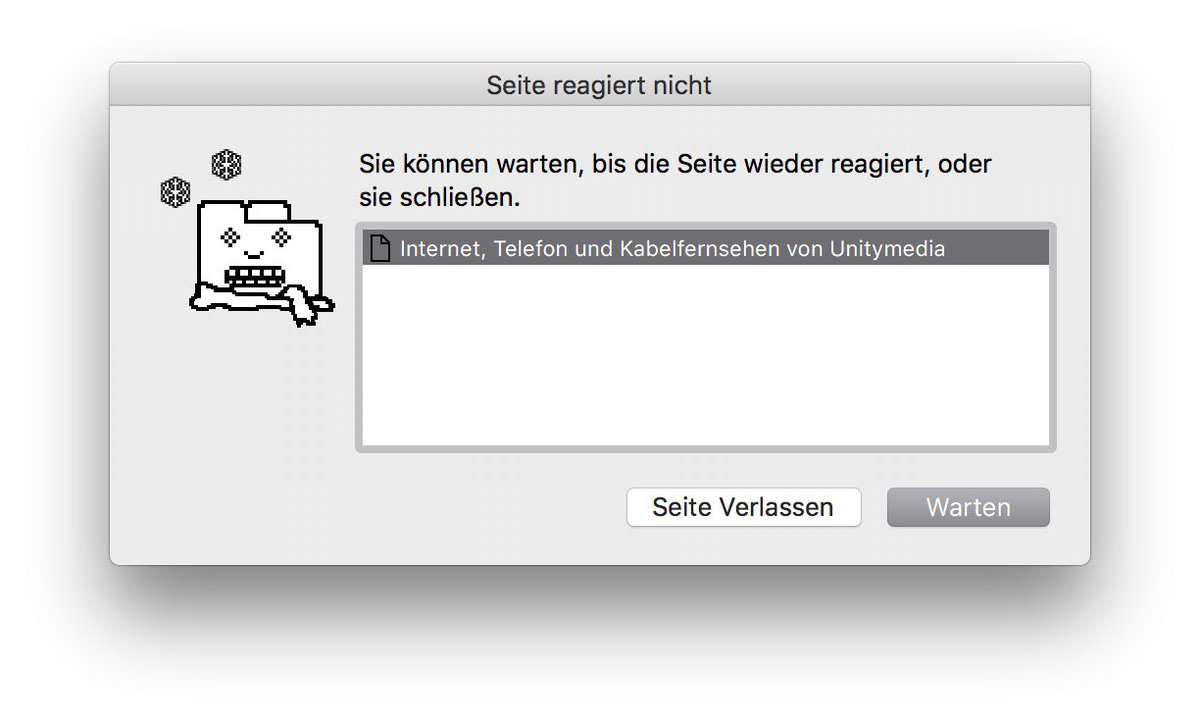 Was ist denn da bei @Unitymedia los? 🤔
Mainpage komplett down?
#Unitymedia