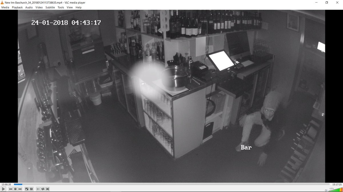 OsCops's tweet image. Information sort in relation to two pub burglaries in Baschurch and Ruyton XI Towns on 24th January 2018. Please ring 101 and quote ref: OIS 0348s 240118 if you have any information or recognise the male on the CCTV.